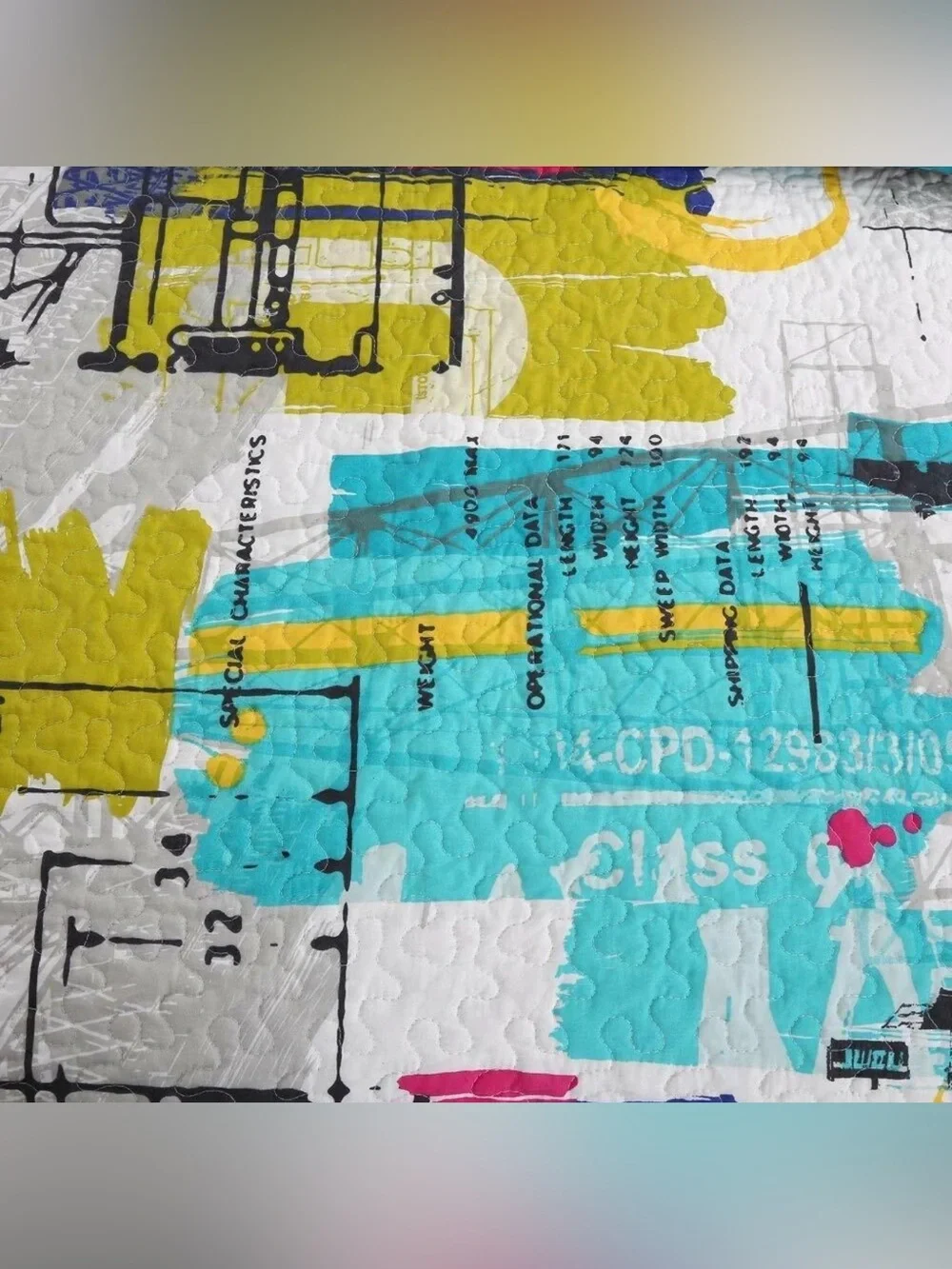 Vivinna Home Textile Printed City Patchwork Quilt Set King Multi-Color